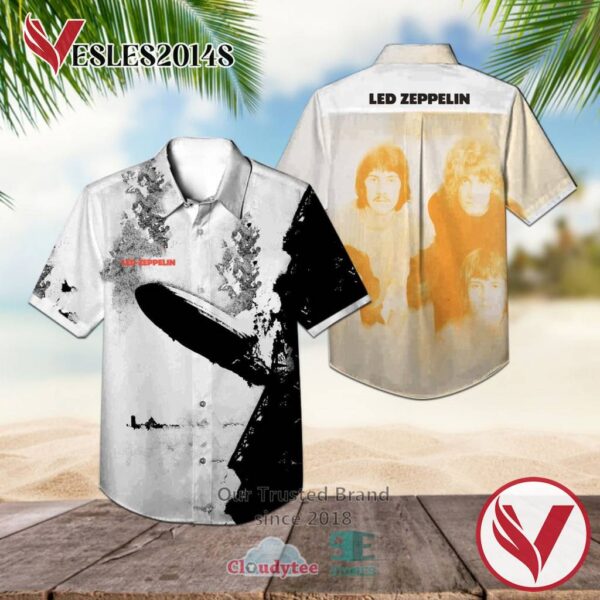 Led Zeppelin Led Zeppelin 1969 Casual Hawaiian Shirt, Best Gifts For Summer Vesles2014S 1