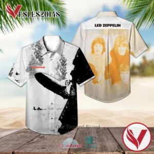 Led Zeppelin Led Zeppelin 1969 Casual Hawaiian Shirt, Best Gifts For Summer Vesles2014S