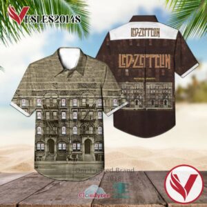 Led Zeppelin Physical Graffiti Hawaiian Casual Shirt, Best Gifts For Summer Vesles2014S