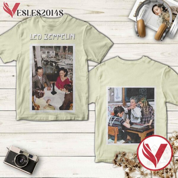 Led Zeppelin Presence Album Cover Shirt, Perfect Gifts For Music Lovers - Vesles2014S