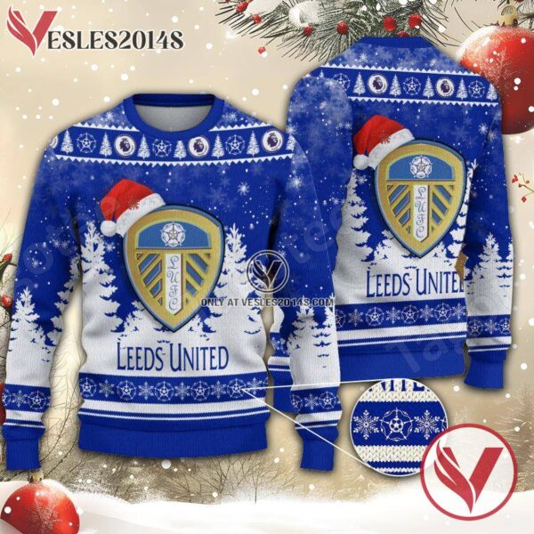 Leeds United F.C Sport Ugly Christmas Sweater, Unique Gifts For Fans - Vesles2014aS 1