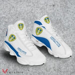 Leeds United Logo Air Jordan 13 Shoes, Best Sneaker Gifts For Fans - Vesles2014s