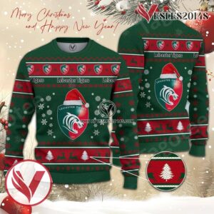 Leicester Tigers Sport Ugly Christmas Sweater, Unique Gifts For Fans - Vesles2014aS 1