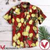 Lemon Fruit Red Hawaiian Shirt, Unique Gifts For Friends - Vesles2014S 1