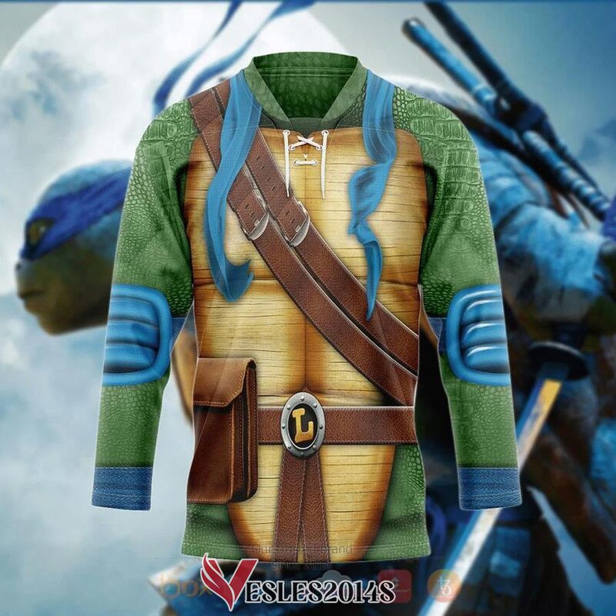 Leonardo TMNT Cosplay Custom Hockey Jersey, Trending Gifts For Fans - Vesles2014s 2