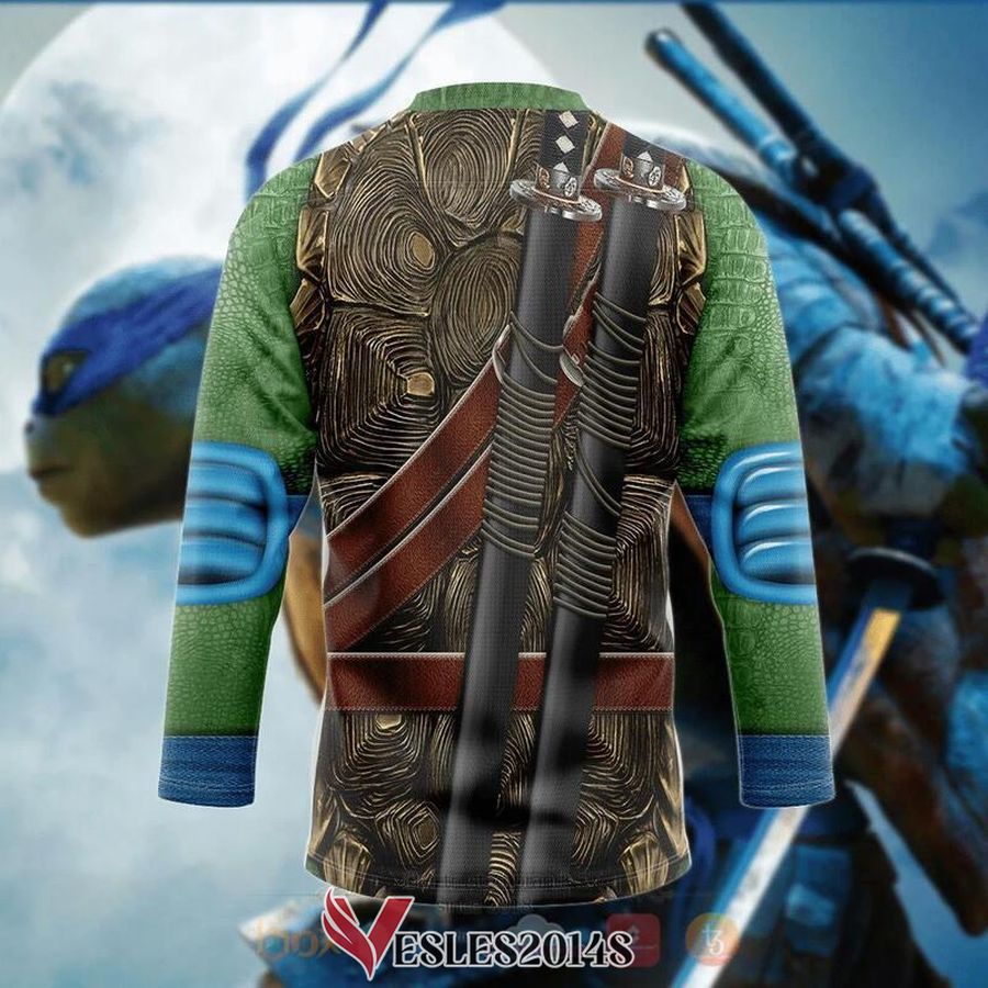 Leonardo TMNT Cosplay Custom Hockey Jersey, Trending Gifts For Fans - Vesles2014s 3