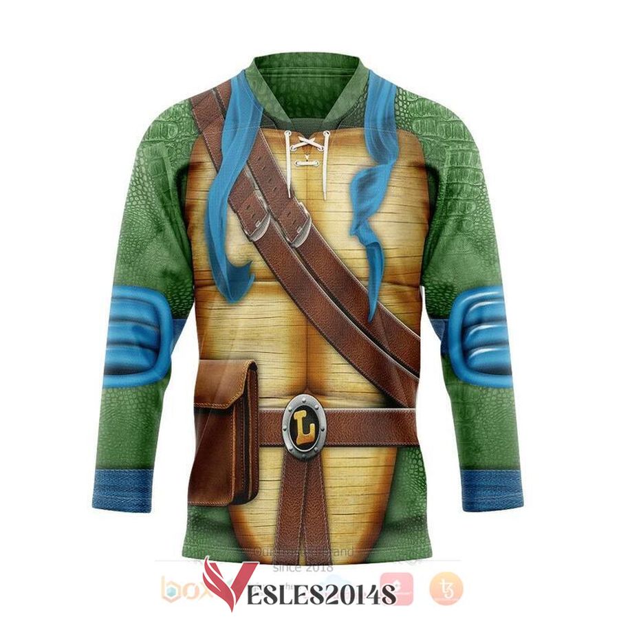 Leonardo TMNT Cosplay Custom Hockey Jersey, Trending Gifts For Fans - Vesles2014s