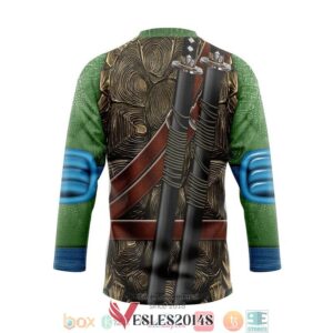 Leonardo TMNT Cosplay Hockey Jersey Shirt, Trending Gifts For Fans - Vesles2014s 1