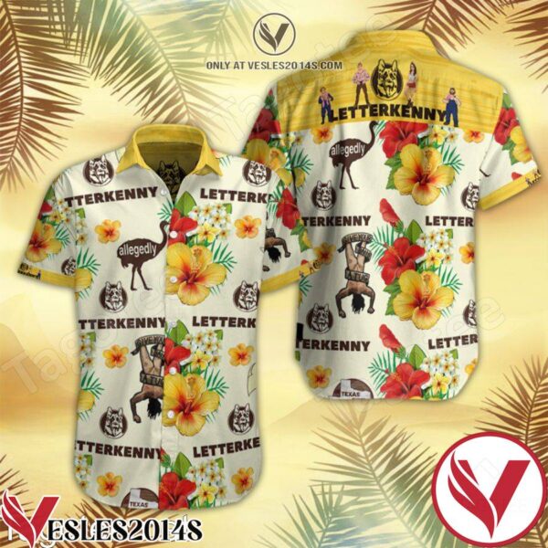 Letterkenny Tropical Hibiscus Hawaiian Shirt, Unique Gifts For Friends - Vesles2014S 1