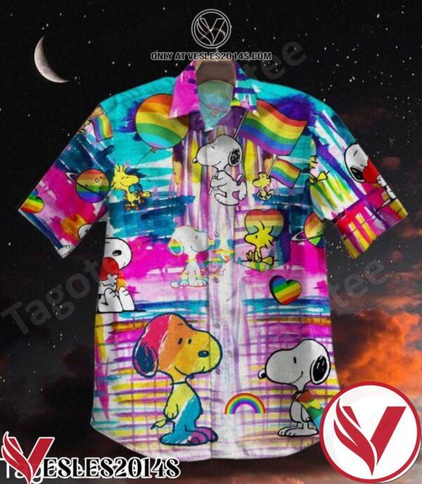 Lgbt And Snoopy Hawaiian Shirt, Unique Gifts For Friends - Vesles2014S 1
