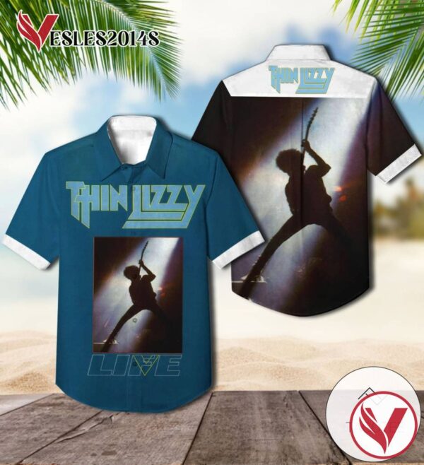 Life Live Album By Thin Lizzy Hawaiian Shirt, Best Gift For Music Lovers Vesles2014S
