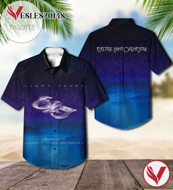 Light Years, The Very Best Of Electric Light Orchestra Compilation Album By Electric Light Orchestra Hawaiian Shirt, Best Gift For Music Lovers Vesles2014S
