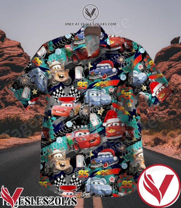 Lightning Mcqueen 95 Christmas Hawaiian Shirt, Unique Gifts For Friends - Vesles2014S 1