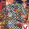 Lightning Mcqueen Checkerboard Hawaiian Shirt, Unique Gifts For Friends - Vesles2014S 1