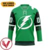 Lightning St. Patrick's Day Custom Name Custom Number Hockey Jersey, Trending Gifts For Fans - Vesles2014s