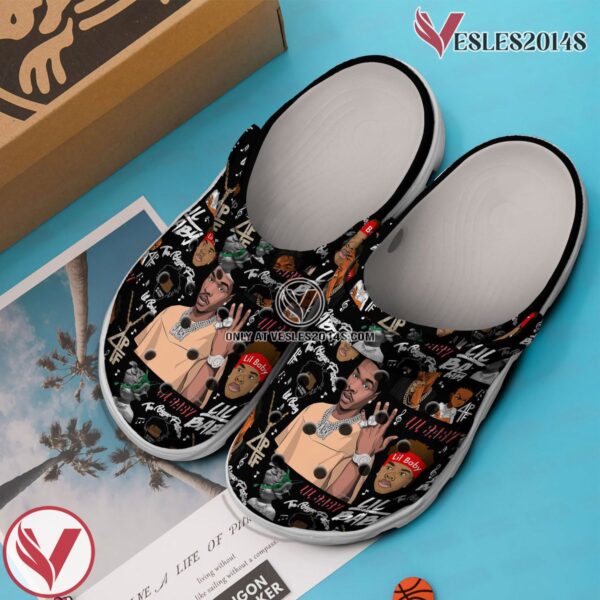 Lil Baby Music Crocs Crocband Clogs Shoes, Unique Gifts For Fans Style 1 - Vesles2014S 2