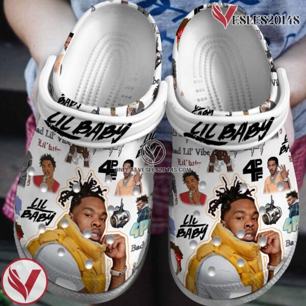 Lil Baby Music Crocs Crocband Clogs Shoes, Unique Gifts For Fans Style 2 - Vesles2014S