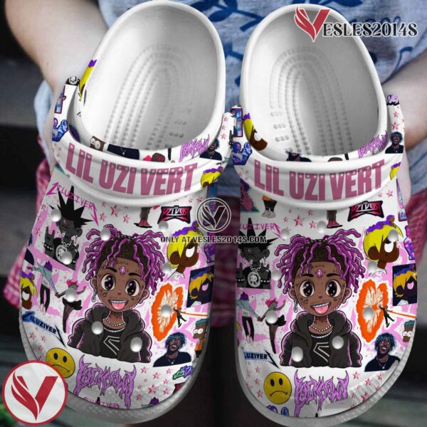 Lil Uzi Vert Music Crocs Crocband Clogs Shoes, Unique Gifts For Fans Style 4 - Vesles2014S