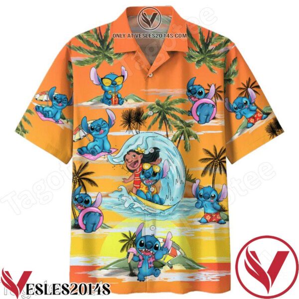 Lilo And Stitch Aloha Disney Summer Hawaiian Shirt, Unique Gifts For Friends - Vesles2014S 1