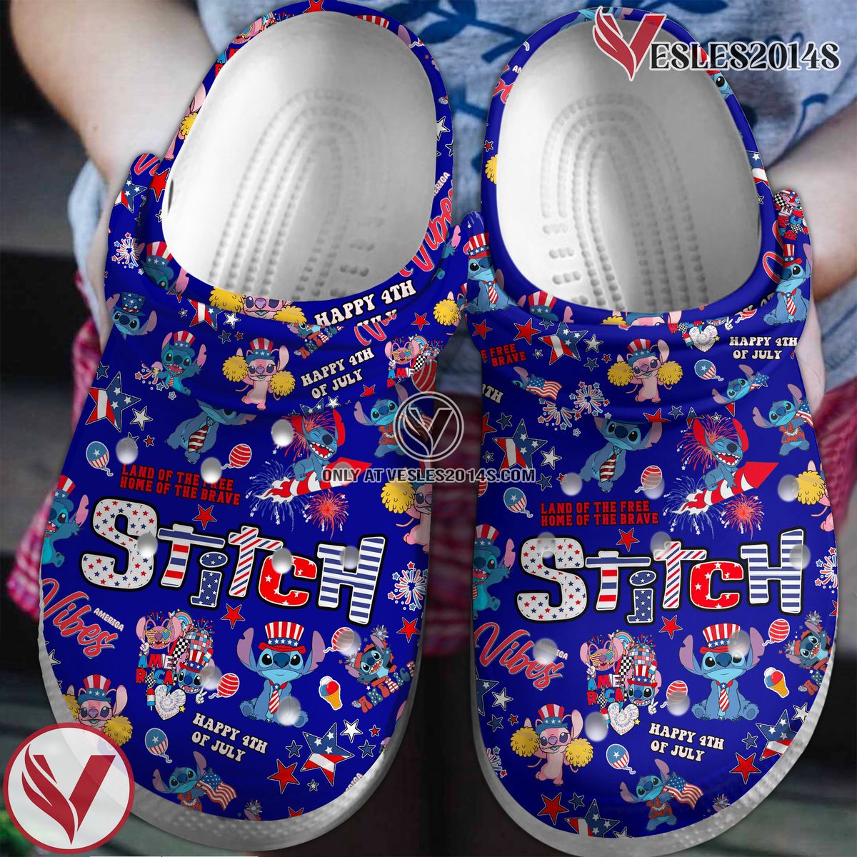 Lilo And Stitch Cartoon Crocs Crocband Clogs Shoes Comfortable For Men Women and Kids Style 1, Unique Gift From Vesles2014S