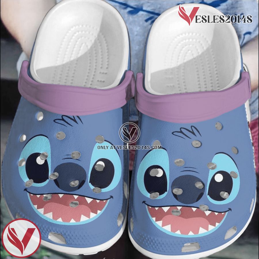 Lilo And Stitch Crocs Crocband Clogs Comfortable Shoes For Men Women, Unique Gift From Vesles2014S