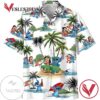 Lilo And Stitch Disney Hawaiian Graphic Print Short Sleeve Hawaiian Casual Shirt Vesles2014S
