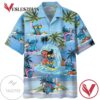 Lilo and Stitch Print Short Sleeve Hawaiian Casual Shirt Vesles2014S