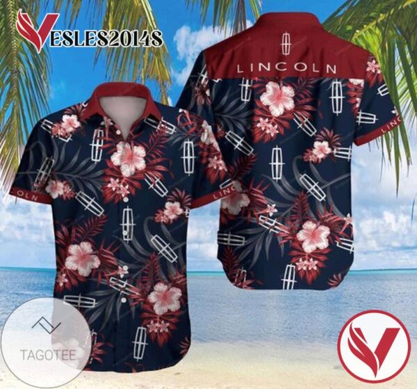 Lincoln Hawaiian Graphic Print Short Sleeve Hawaiian Casual Shirt Vesles2014S 1