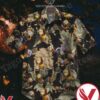 Linky Dog Leaf Print Black Hawaiian Shirt, Unique Gifts For Friends - Vesles2014S 1