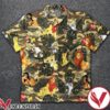 Lion King Tropical Leaf Camo Hawaiian Shirt, Unique Gifts For Friends - Vesles2014S 1