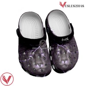 Lion Of God Personalized Crocs Crocband Clogs Shoes Comfortable For Men Women and Kids Gift For Jesus Lovers, Unique Gift From  Vesles2014S 3