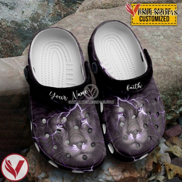 Lion Of God Personalized Crocs Crocband Clogs Shoes Comfortable For Men Women and Kids Gift For Jesus Lovers, Unique Gift From  Vesles2014S
