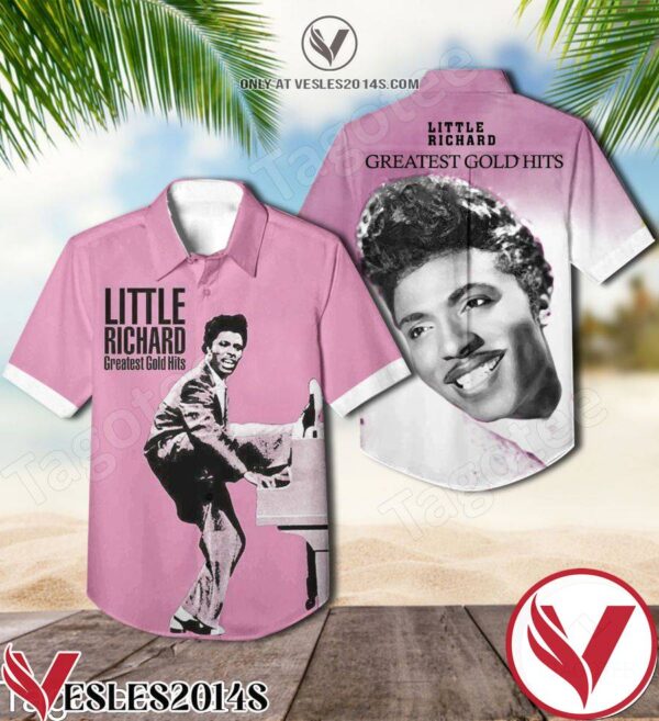 Little Richard Greatest Gold Hits Hawaiian Shirt, Unique Gifts For Friends - Vesles2014S 1