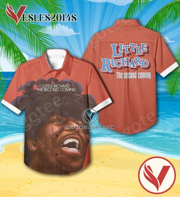 Little Richard The Second Coming Album Cover Hawaiian Shirt, Unique Gifts For Music Lovers - Vesles2014S