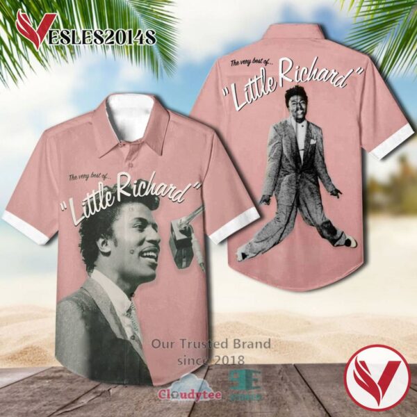 Little Richard The Very Best Albums Hawaiian Shirt, Best Gift For Music Lovers Vesles2014S