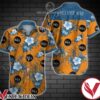 Little River Band Blue Tropical Floral Orange Hawaiian Shirt, Unique Gifts For Friends - Vesles2014S 1