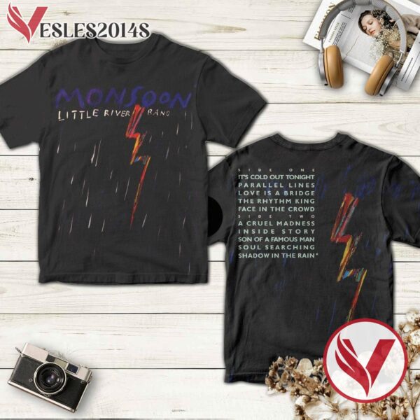 Little River Band Monsoon Album Cover Shirt, Perfect Gifts For Music Lovers - Vesles2014S