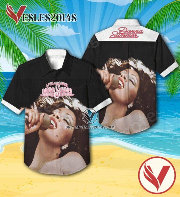 Live And More Album By Donna Summer Hawaiian Shirt, Unique Gifts For Music Lovers - Vesles2014S
