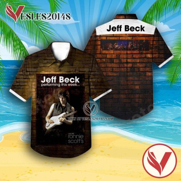 Live At Ronnie Scott’s Album By Jeff Beck Hawaiian Shirt, Unique Gifts For Music Lovers - Vesles2014S
