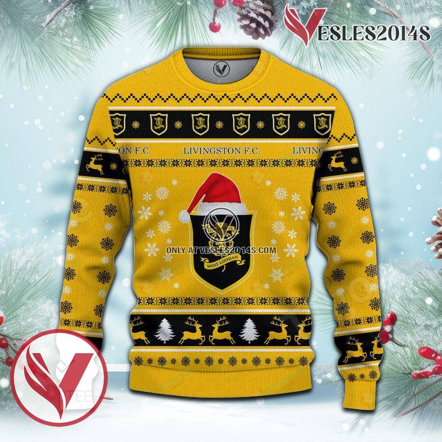 Livingston F.C. Sport Ugly Christmas Sweater, Unique Gifts For Fans - Vesles2014aS 2