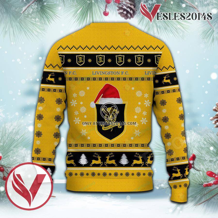 Livingston F.C. Sport Ugly Christmas Sweater, Unique Gifts For Fans - Vesles2014aS 3