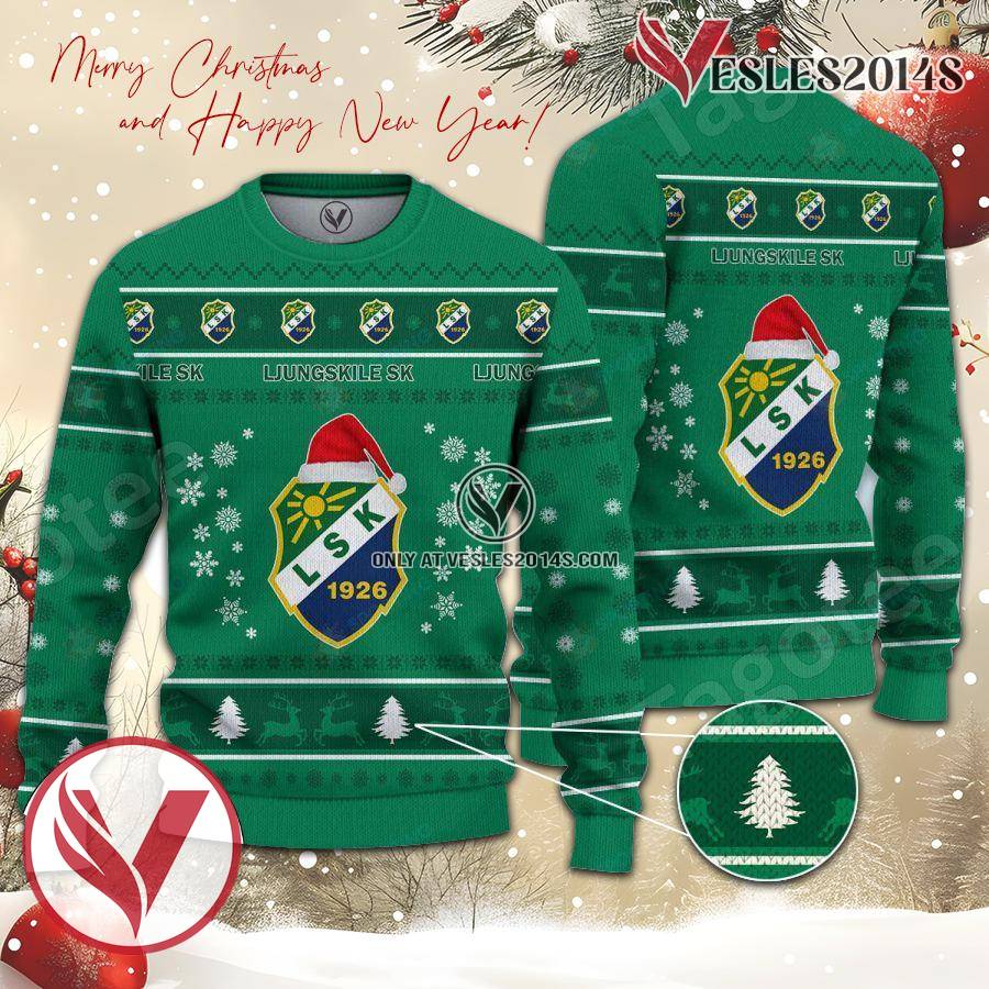 Ljungskile SK Sport Ugly Christmas Sweater, Unique Gifts For Fans - Vesles2014aS 1