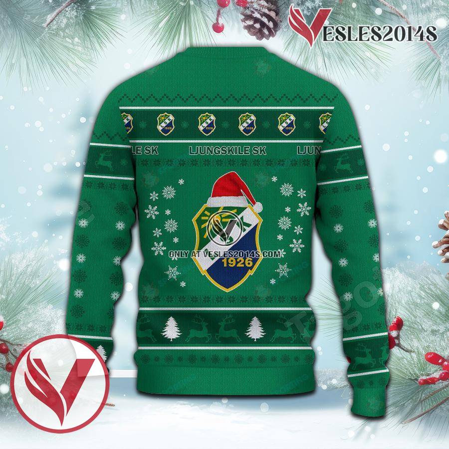 Ljungskile SK Sport Ugly Christmas Sweater, Unique Gifts For Fans - Vesles2014aS 3