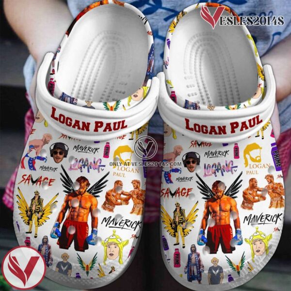 Logan Paul Premium Crocs Crocband Clogs Shoes Comfortable For Men Women and Kids, Unique Gift From  Vesles2014S