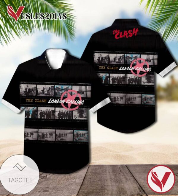 London Calling Album By The Clash Hawaiian Shirt, Best Gift For Music Lovers Vesles2014S