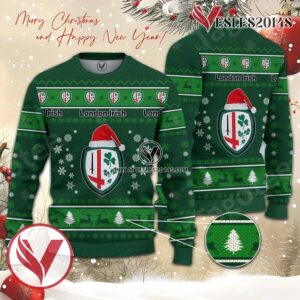 London Irish Sport Ugly Christmas Sweater, Unique Gifts For Fans - Vesles2014aS 1