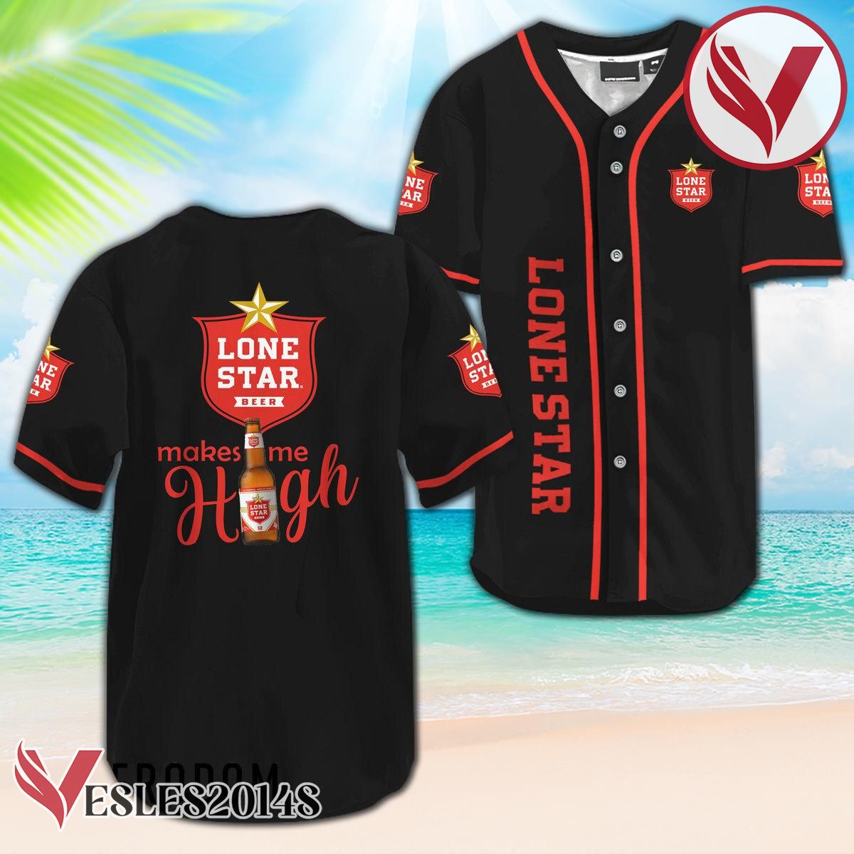 Lone Star Beer Make Me High Baseball Jersey, Perfect Gifts For Fans - Vesles2014S