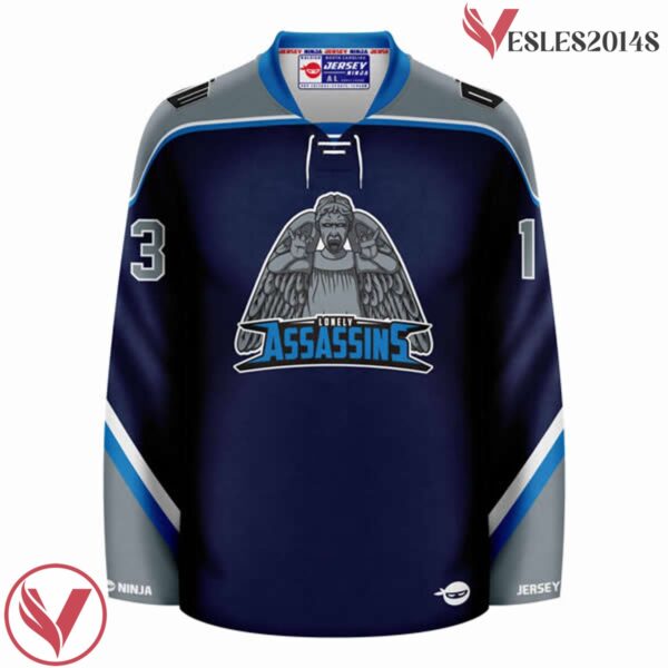 Lonely Assassins Don't Blink Hockey Jersey - Vesles2014S 2