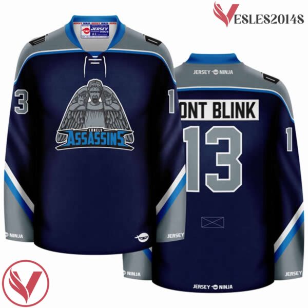 Lonely Assassins Don't Blink Hockey Jersey - Vesles2014S