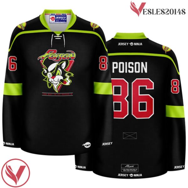 Look What The Cat Dragged In Poison Hockey Jersey - Vesles2014S